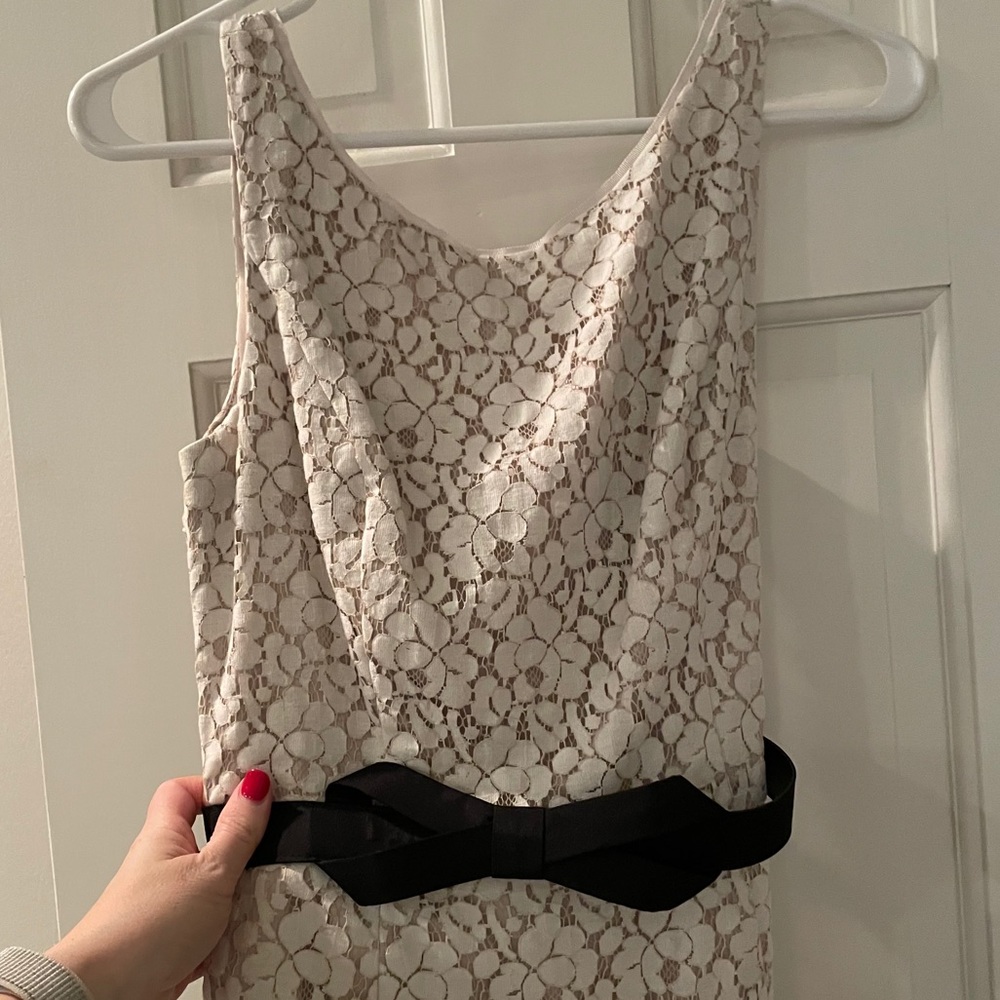 White House Black Market lace sheath dress